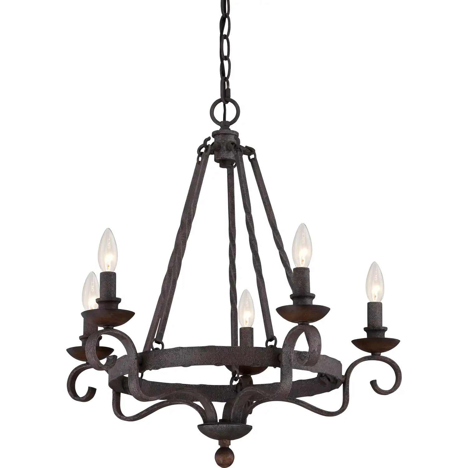 QUOIZEL, NOBLE CHANDELIER, CHANDELIER LIGHT