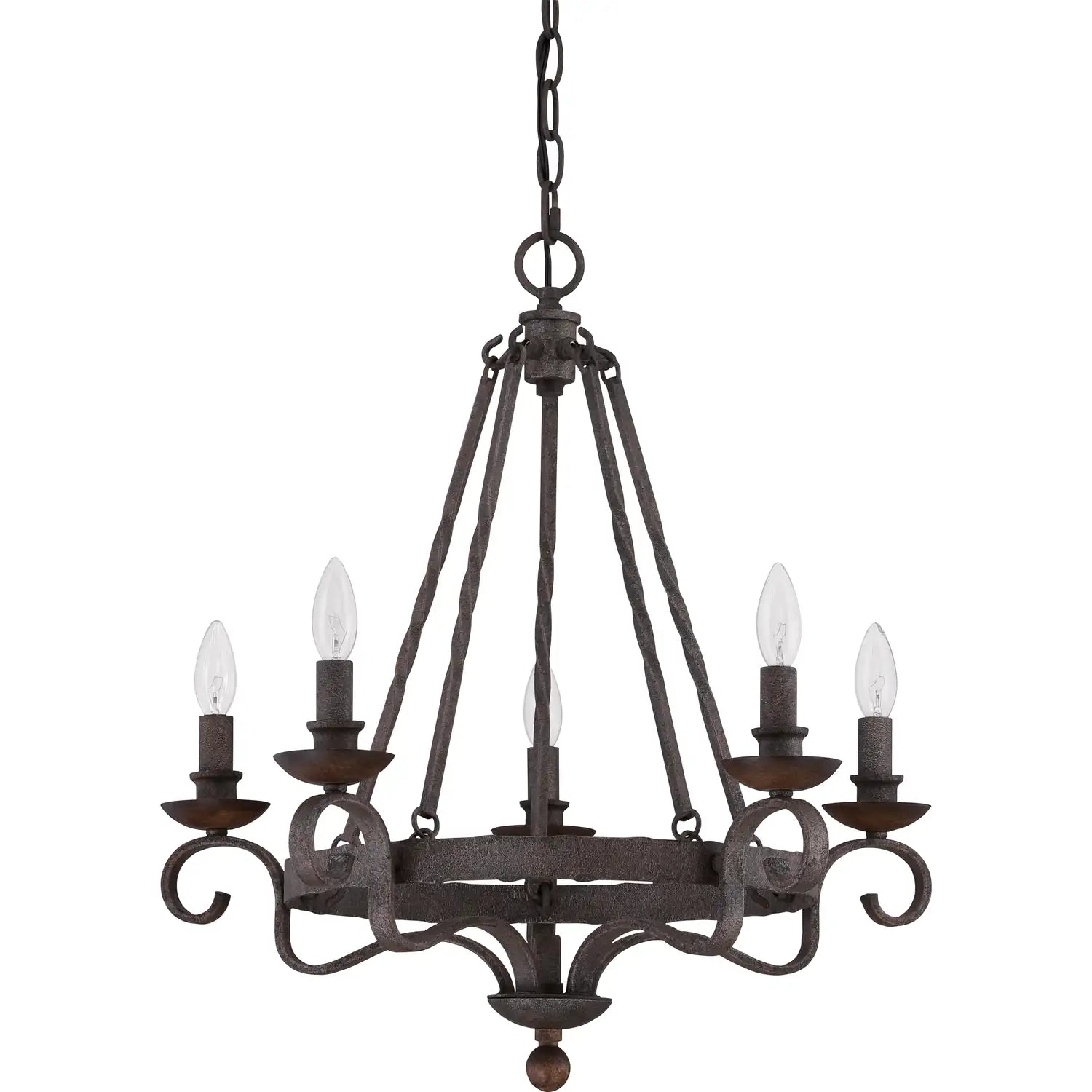 QUOIZEL, NOBLE CHANDELIER, CHANDELIER LIGHT