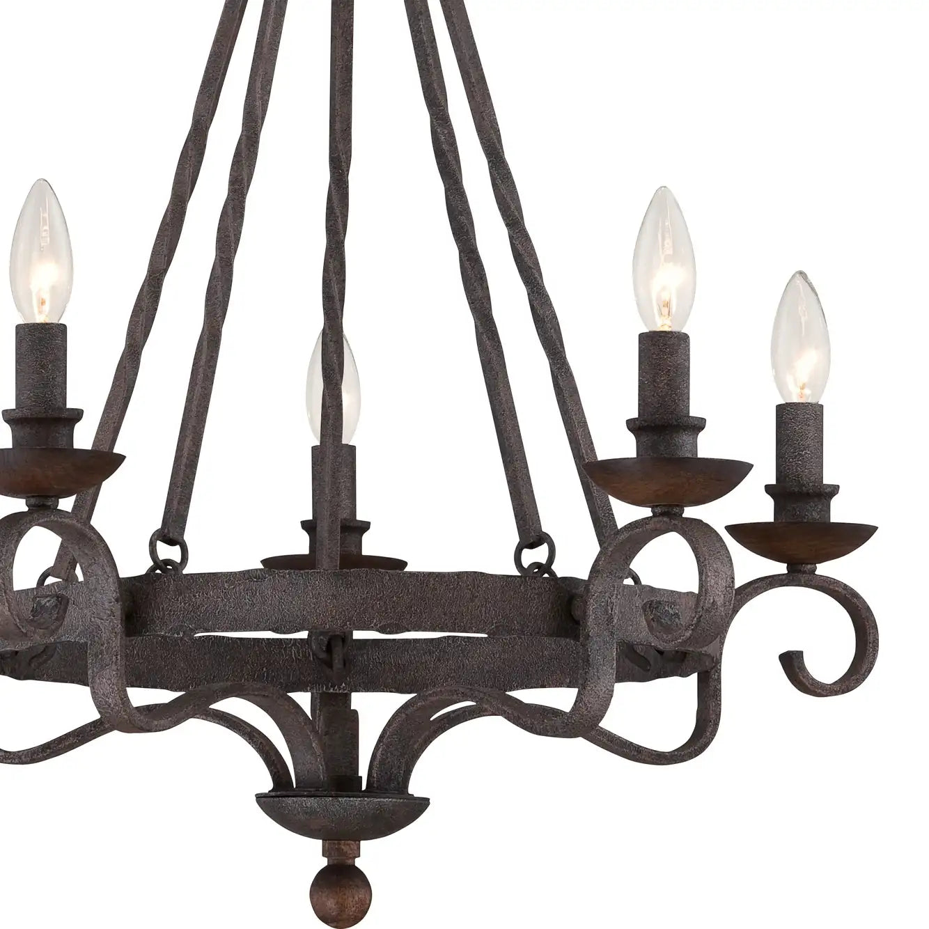 QUOIZEL, NOBLE CHANDELIER, CHANDELIER LIGHT