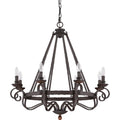 QUOIZEL, NOBLE CHANDELIER, CHANDELIER LIGHT