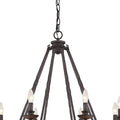 QUOIZEL, NOBLE CHANDELIER, CHANDELIER LIGHT