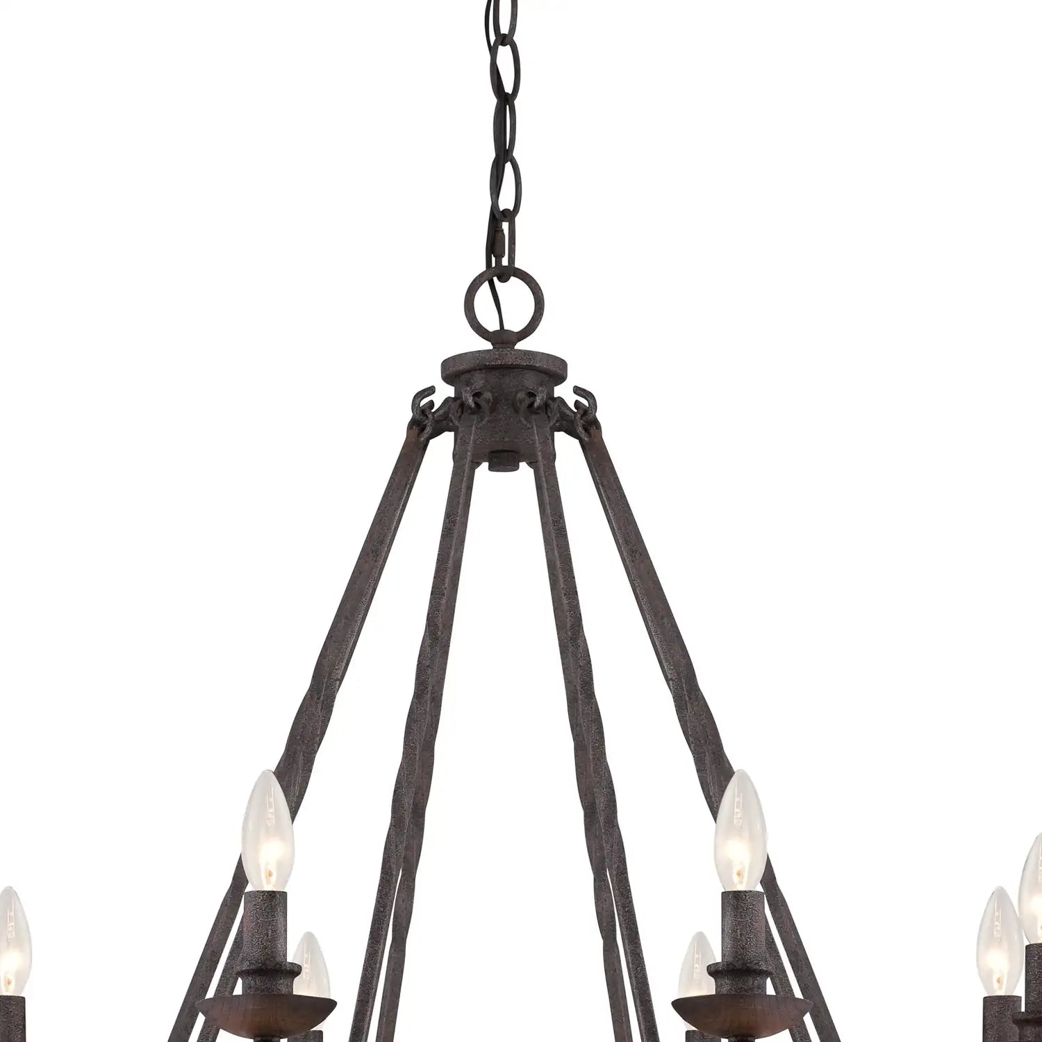 QUOIZEL, NOBLE CHANDELIER, CHANDELIER LIGHT