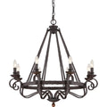 QUOIZEL, NOBLE CHANDELIER, CHANDELIER LIGHT