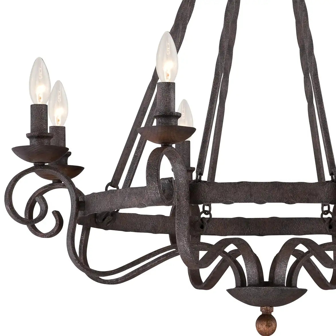 QUOIZEL, NOBLE CHANDELIER, CHANDELIER LIGHT