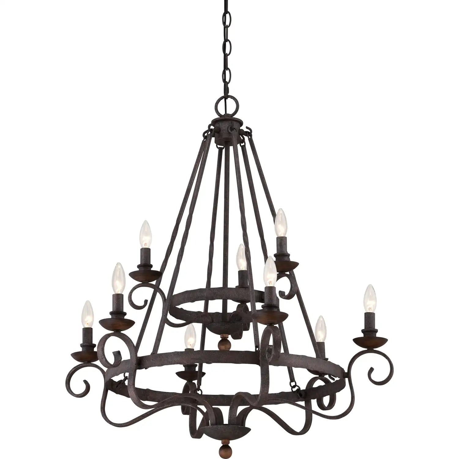QUOIZEL, NOBLE CHANDELIER, CHANDELIER LIGHT