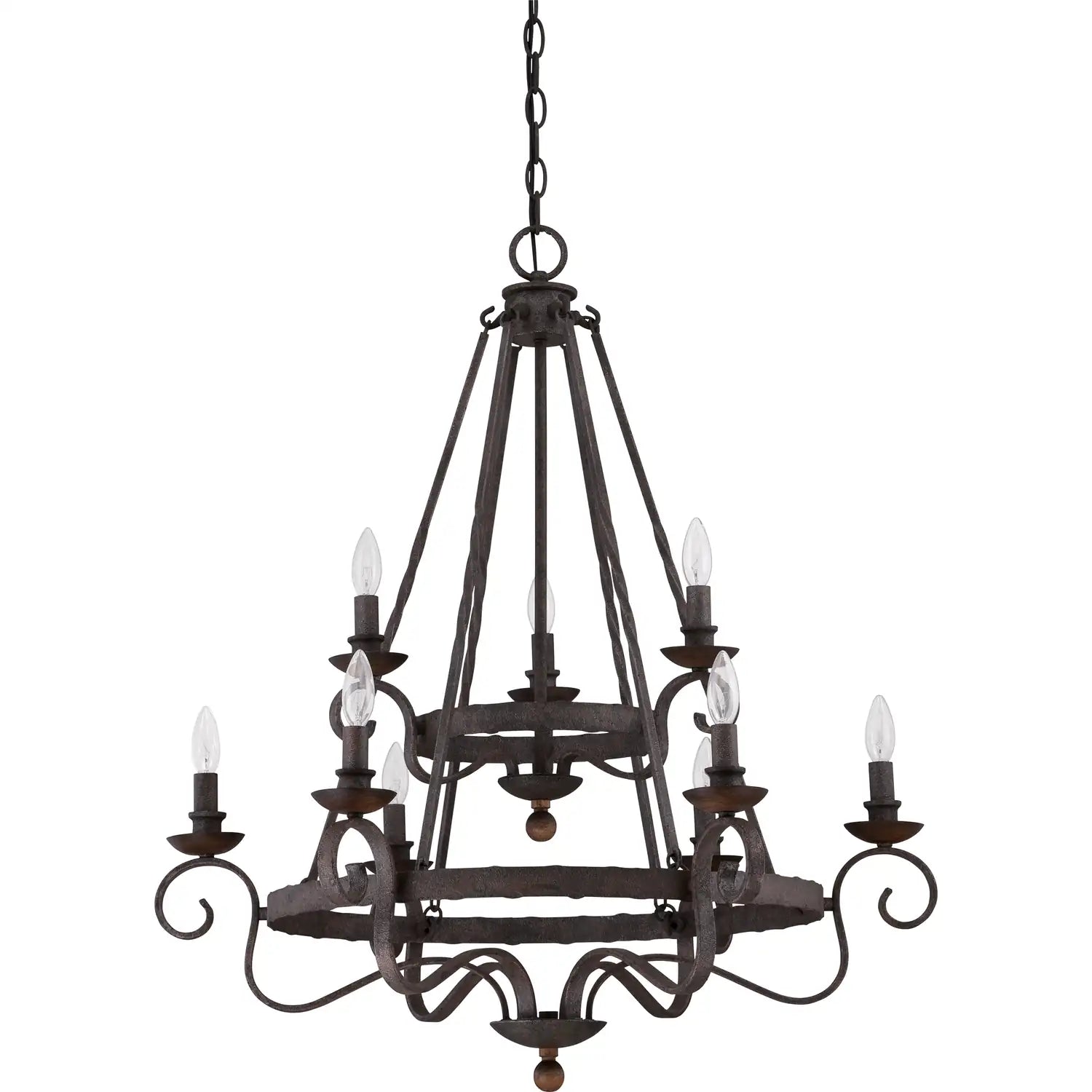 QUOIZEL, NOBLE CHANDELIER, CHANDELIER LIGHT