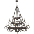 QUOIZEL, NOBLE CHANDELIER, CHANDELIER LIGHT