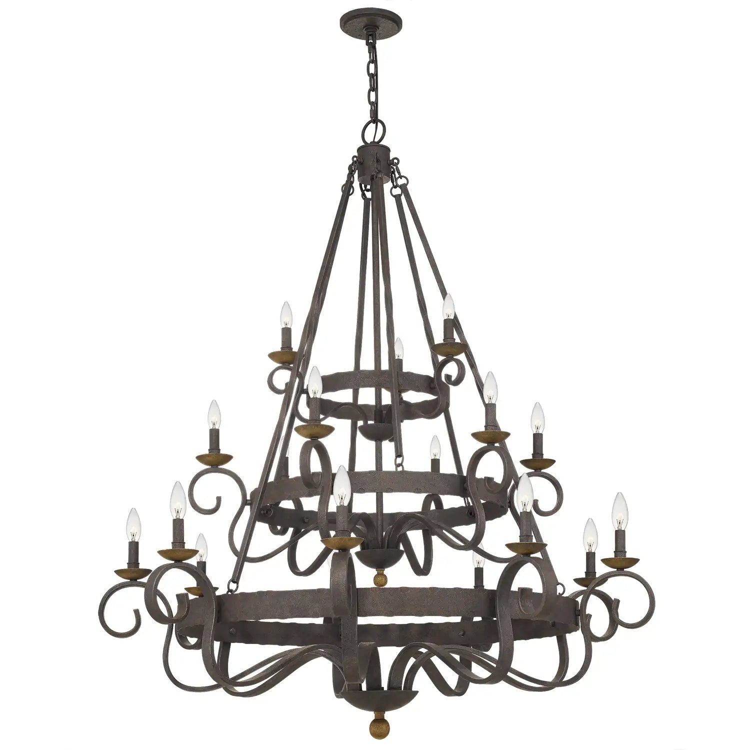 QUOIZEL, NOBLE CHANDELIER, CHANDELIER LIGHT