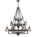 QUOIZEL, NOBLE CHANDELIER, CHANDELIER LIGHT