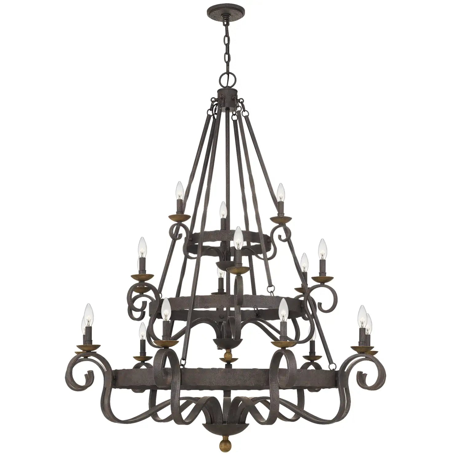 QUOIZEL, NOBLE CHANDELIER, CHANDELIER LIGHT