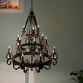 QUOIZEL, NOBLE CHANDELIER, CHANDELIER LIGHT
