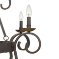 QUOIZEL, NOBLE CHANDELIER, CHANDELIER LIGHT