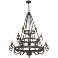 QUOIZEL, NOBLE CHANDELIER, CHANDELIER LIGHT