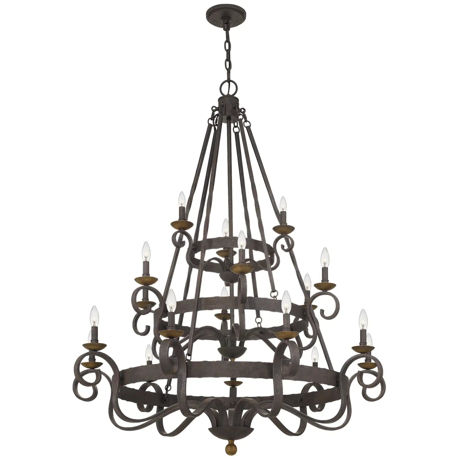QUOIZEL, NOBLE CHANDELIER, CHANDELIER LIGHT