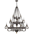QUOIZEL, NOBLE CHANDELIER, CHANDELIER LIGHT