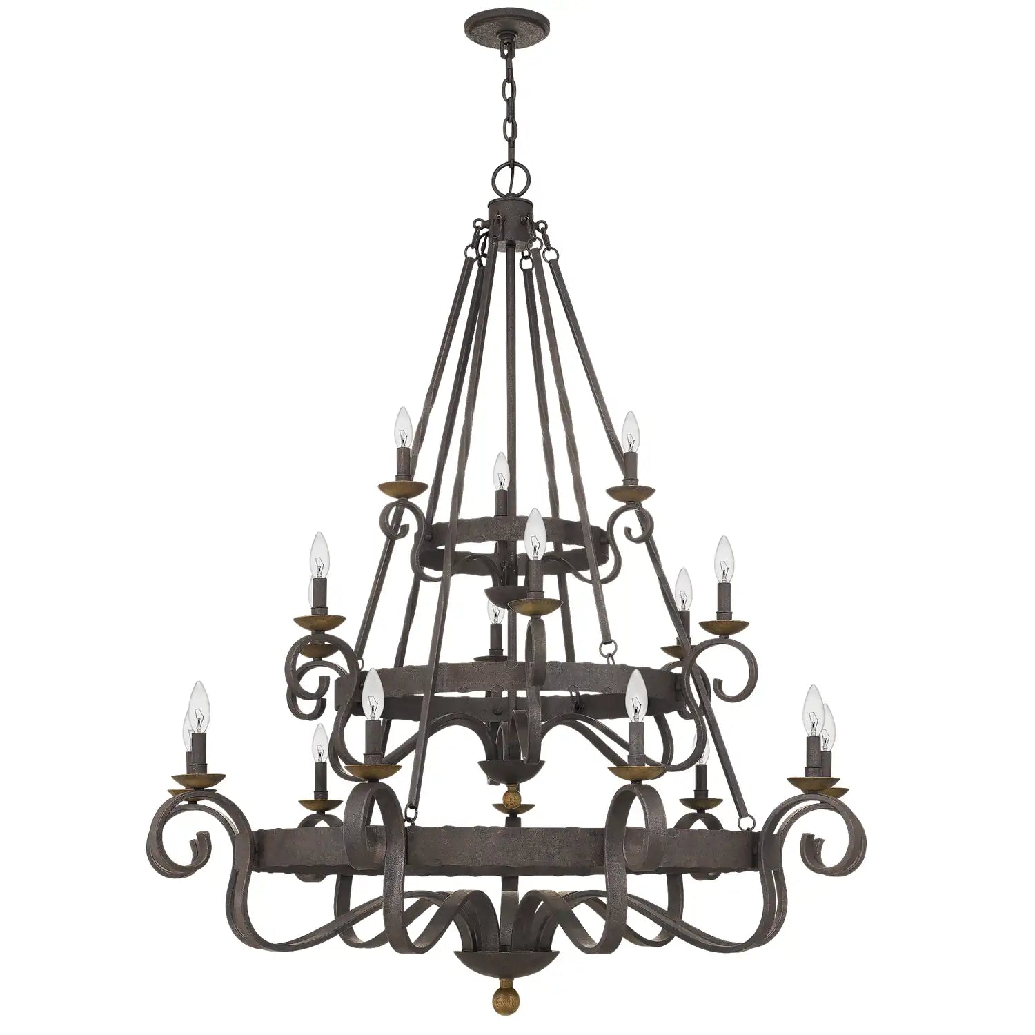 QUOIZEL, NOBLE CHANDELIER, CHANDELIER LIGHT