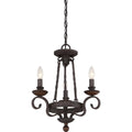 QUOIZEL, NOBLE CHANDELIER, CHANDELIER LIGHT