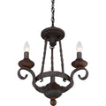 QUOIZEL, NOBLE CHANDELIER, CHANDELIER LIGHT