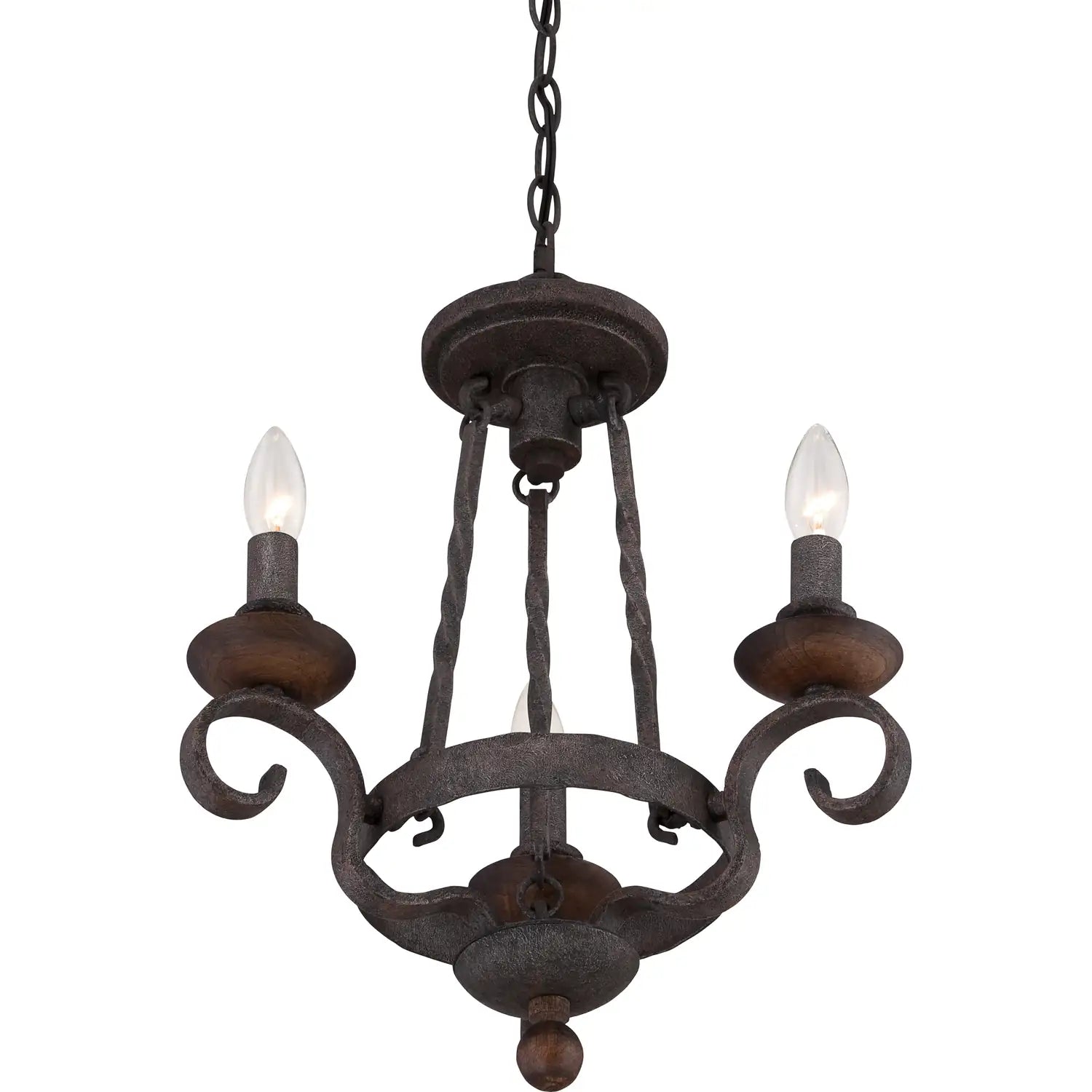 QUOIZEL, NOBLE CHANDELIER, CHANDELIER LIGHT