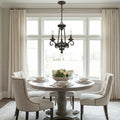 QUOIZEL, NOBLE CHANDELIER, CHANDELIER LIGHT