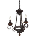 QUOIZEL, NOBLE CHANDELIER, CHANDELIER LIGHT