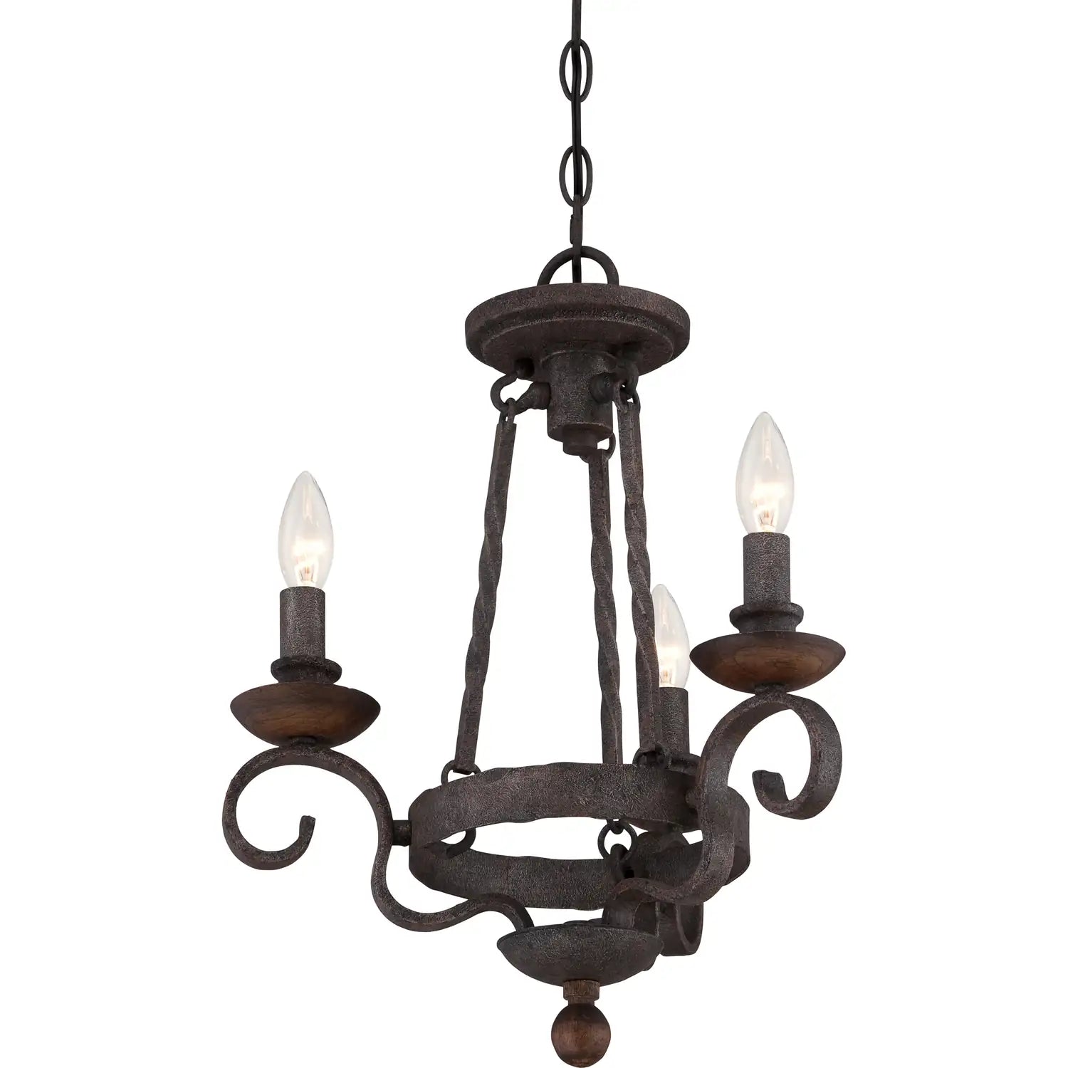 QUOIZEL, NOBLE CHANDELIER, CHANDELIER LIGHT