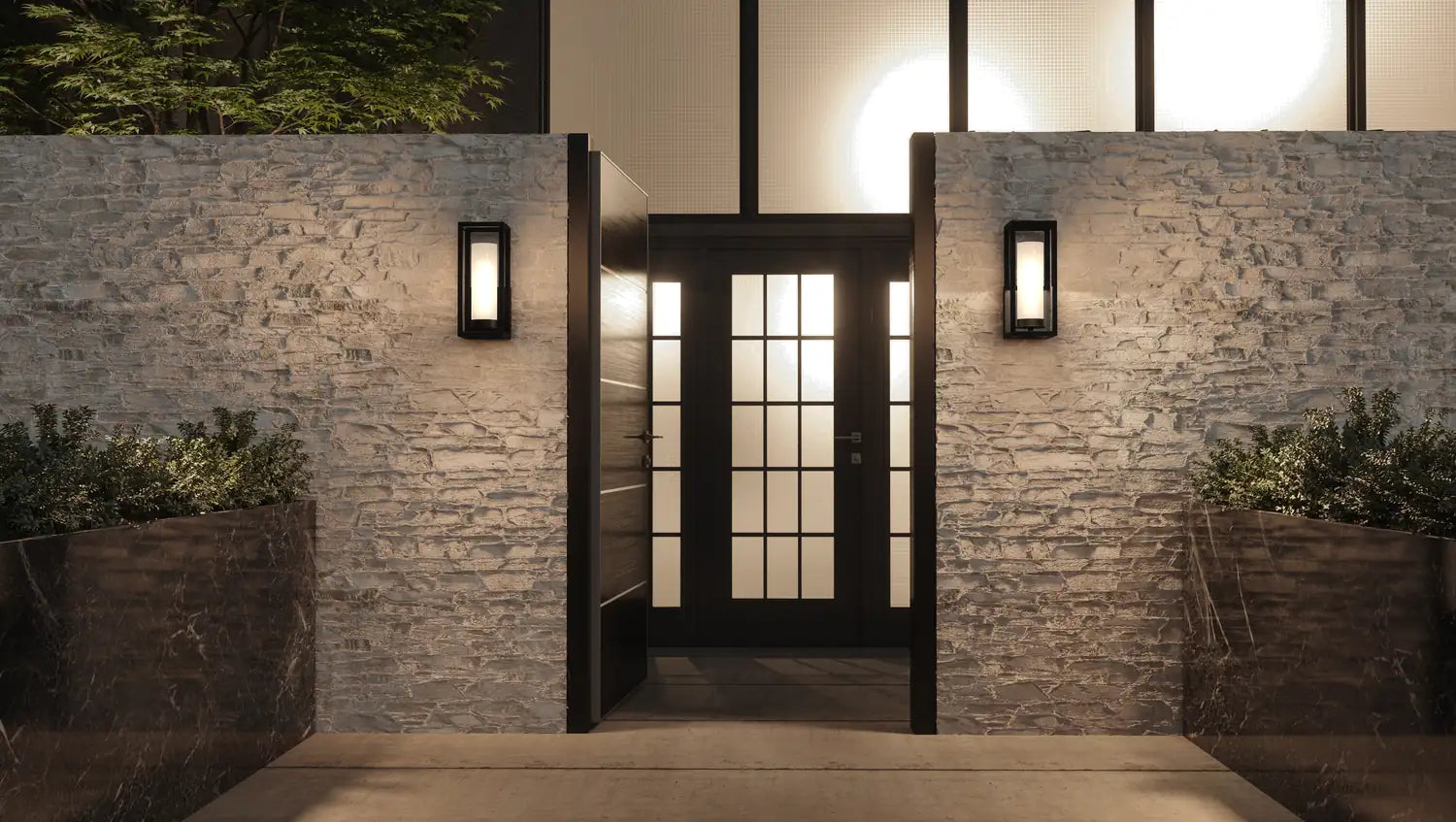 QUOIZEL, NEVILLE OUTDOOR LANTERN, OUTDOOR WALL LIGHTS