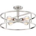 QUOIZEL, NEW HARBOR SEMI-FLUSH MOUNT, SEMI FLUSH MOUNT LIGHT