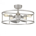 QUOIZEL, NEW HARBOR FANDELIER, SEMI FLUSH MOUNT LIGHT