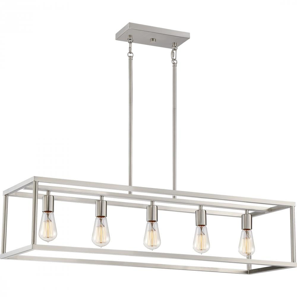 QUOIZEL, NEW HARBOR ISLAND CHANDELIER, LINEAR LIGHT