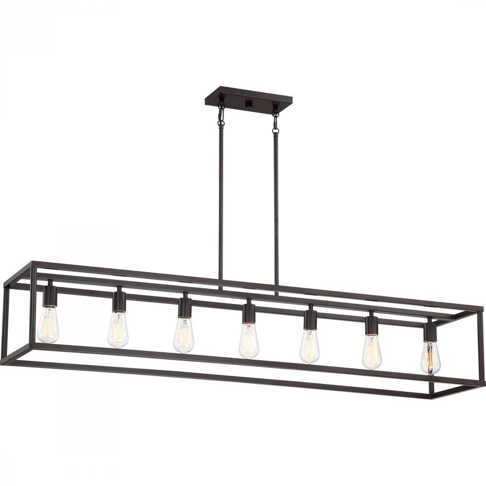 QUOIZEL, NEW HARBOR ISLAND CHANDELIER, LINEAR LIGHT