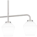 QUOIZEL, NIELSON ISLAND CHANDELIER, LINEAR LIGHT