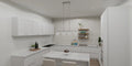 QUOIZEL, NIELSON ISLAND CHANDELIER, LINEAR LIGHT
