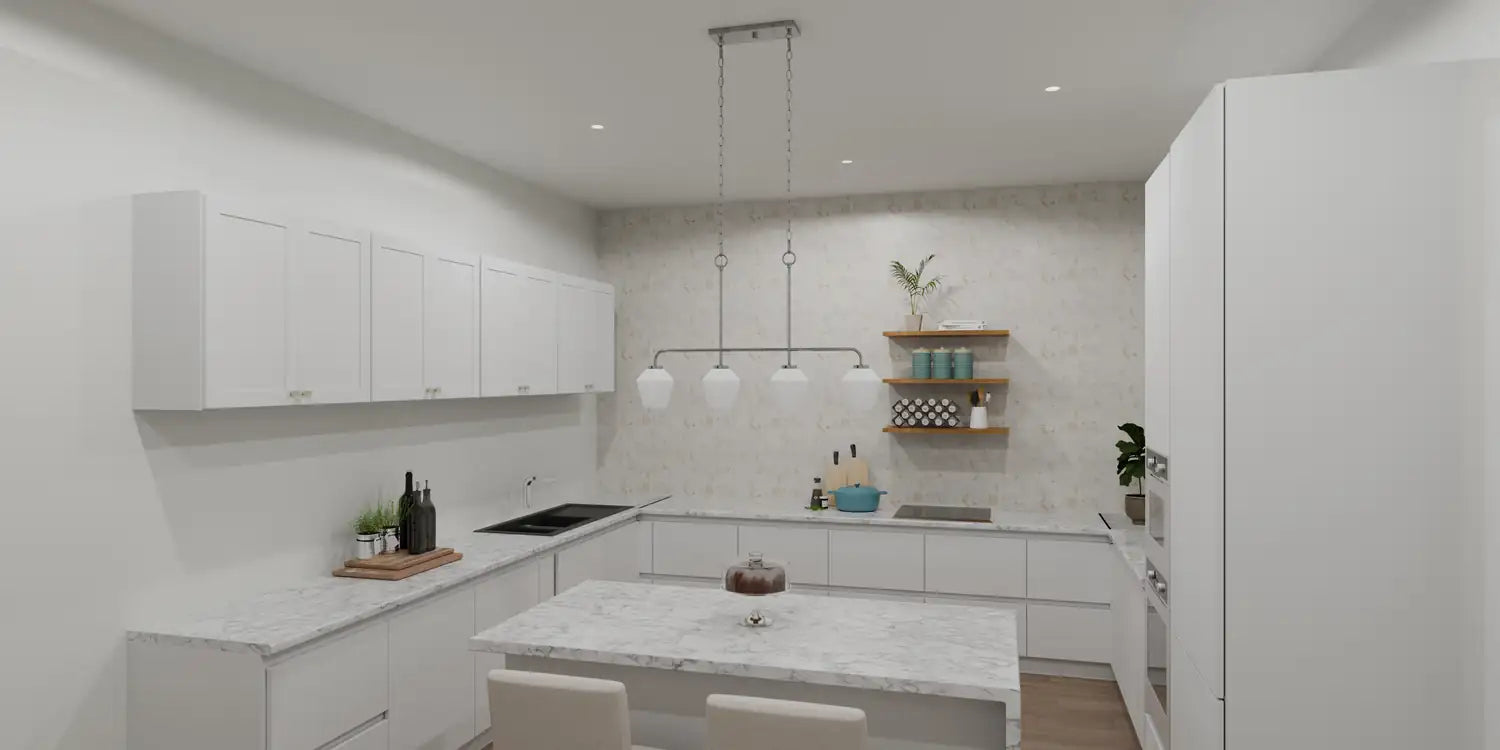 QUOIZEL, NIELSON ISLAND CHANDELIER, LINEAR LIGHT