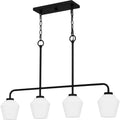 QUOIZEL, NIELSON ISLAND CHANDELIER, LINEAR LIGHT