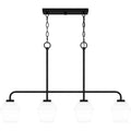 QUOIZEL, NIELSON ISLAND CHANDELIER, LINEAR LIGHT