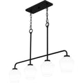 QUOIZEL, NIELSON ISLAND CHANDELIER, LINEAR LIGHT