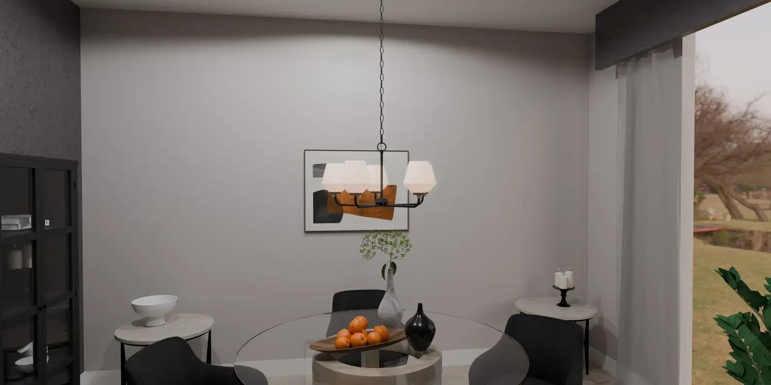 QUOIZEL, NIELSON CHANDELIER, CHANDELIER LIGHT