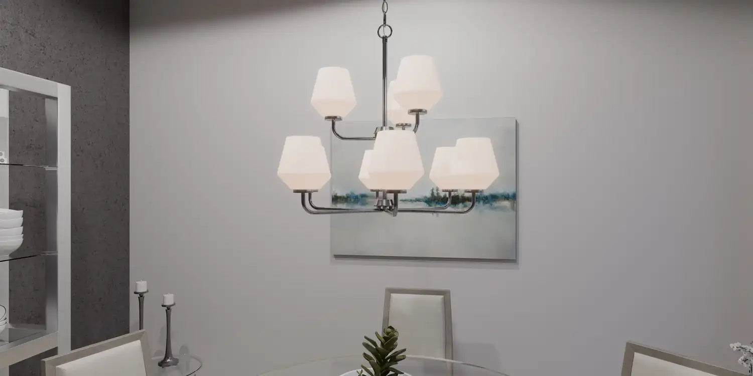 QUOIZEL, NIELSON CHANDELIER, CHANDELIER LIGHT