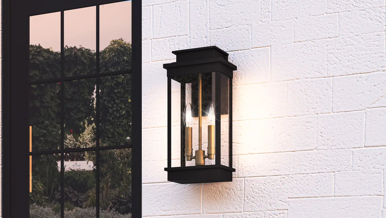 QUOIZEL, NOELLE OUTDOOR LANTERN, OUTDOOR WALL LIGHTS