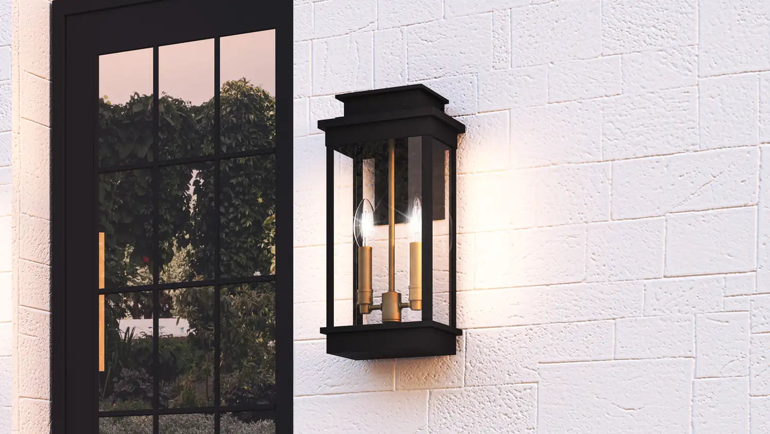 QUOIZEL, NOELLE OUTDOOR LANTERN, OUTDOOR WALL LIGHTS