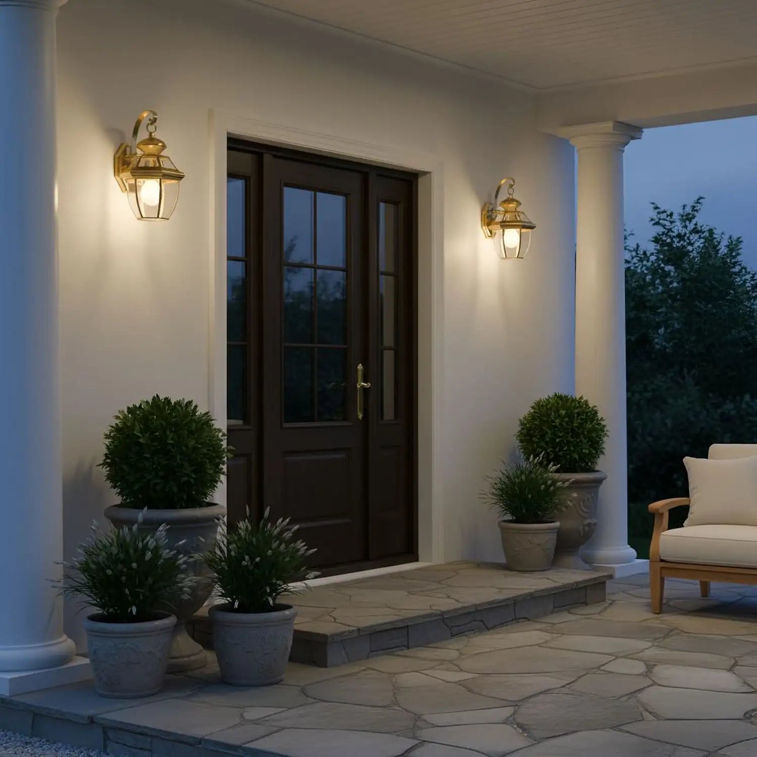QUOIZEL, NEWBURY OUTDOOR LANTERN, OUTDOOR CEILING LIGHTS