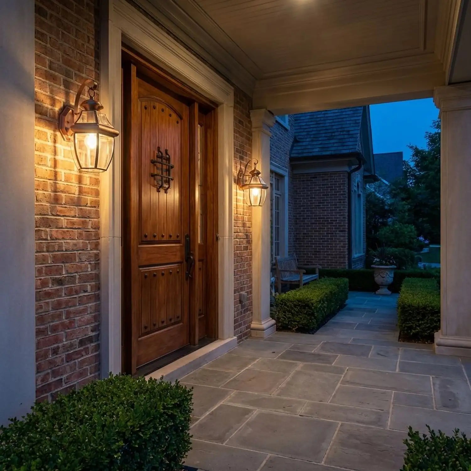 QUOIZEL, NEWBURY OUTDOOR LANTERN, OUTDOOR CEILING LIGHTS
