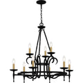 QUOIZEL, OCTAVIA CHANDELIER, CHANDELIER LIGHT