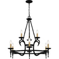 QUOIZEL, OCTAVIA CHANDELIER, CHANDELIER LIGHT
