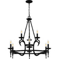 QUOIZEL, OCTAVIA CHANDELIER, CHANDELIER LIGHT