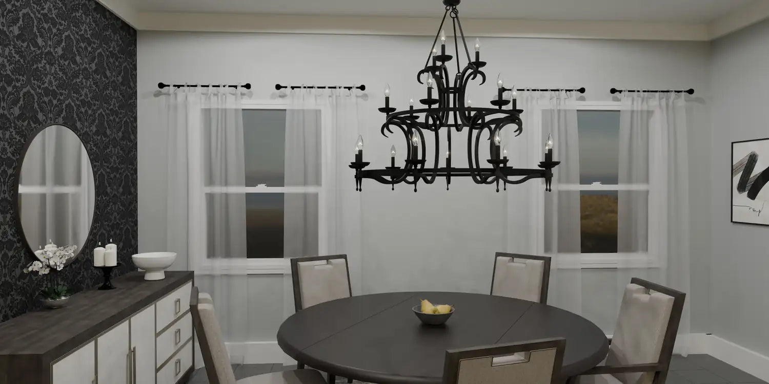 QUOIZEL, OCTAVIA CHANDELIER, CHANDELIER LIGHT