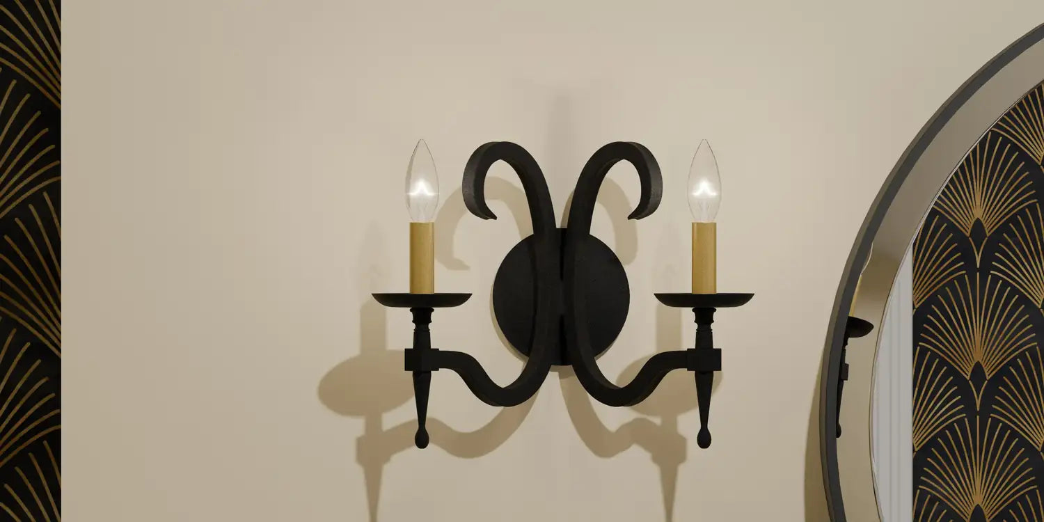 QUOIZEL, OCTAVIA WALL SCONCE, WALL SCONCES