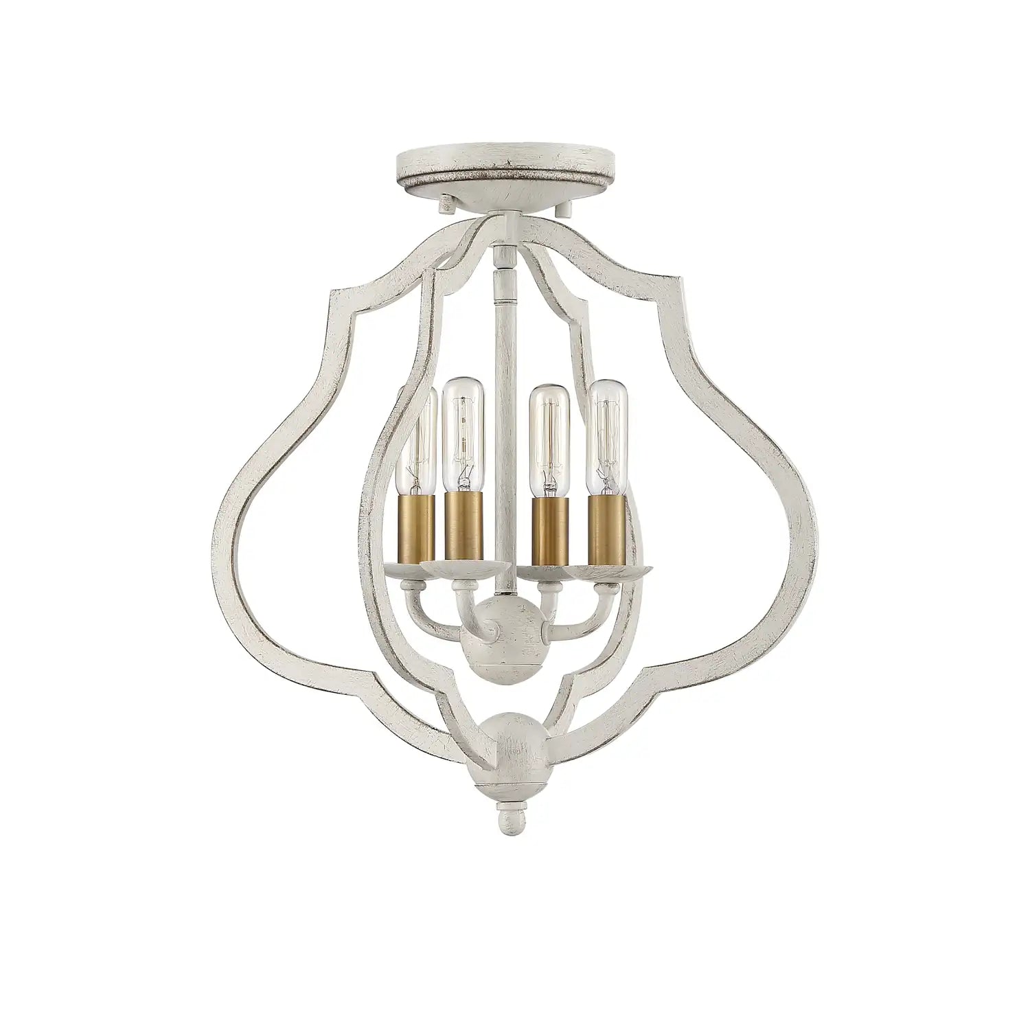 QUOIZEL, O'KEEFE SEMI-FLUSH MOUNT, SEMI FLUSH MOUNT LIGHT