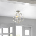 QUOIZEL, O'KEEFE SEMI-FLUSH MOUNT, SEMI FLUSH MOUNT LIGHT